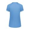 Augusta Sportswear Girls Cutter+ Henley Jersey Columbia Blue/White S view 3
