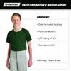 SPORT-TEK Youth PosiCharge Competitor 2-Button Henley True Navy view 4