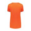 Augusta Sportswear Girls Cutter+ V-Neck Jersey Orange/White M view 3