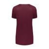 Augusta Sportswear Girls Cutter+ V-Neck Jersey Maroon/White M view 3