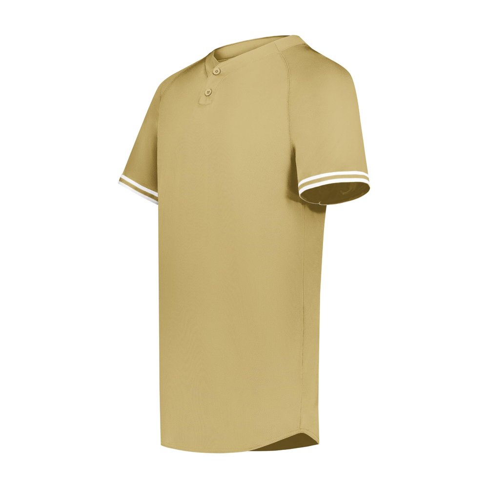 Augusta Sportswear Cutter+ Henley Jersey Vegas Gold/Whitete XL