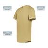 Augusta Sportswear Cutter+ Henley Jersey Vegas Gold/Whitete XL view 4