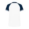Augusta Sportswear Girls Cutter+ Henley Jersey White/Navy S view 3