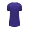 Augusta Sportswear Girls Cutter+ V-Neck Jersey Purple/White M view 3