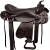 18" Western Horse Barrel Saddle Leather Tack Set Racing Rding SaddleHeadstall Breast Collar Breastplate Reins Black ST-WLS-C102 view 1