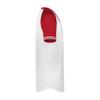 Augusta Sportswear Cutter+ Henley Jersey White/Scarlet L view 2