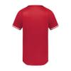 Augusta Sportswear Cutter+ Henley Jersey Scarlet/White S view 3