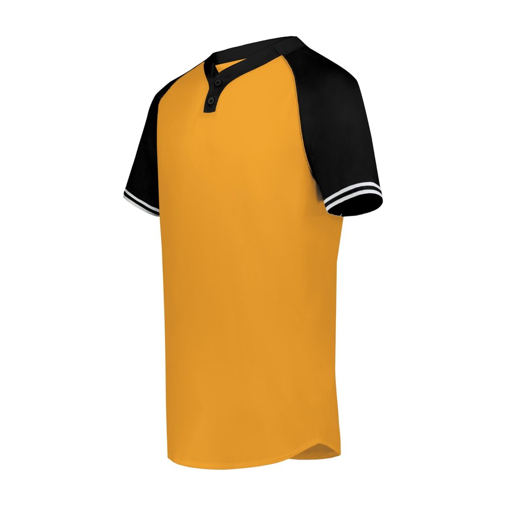 Augusta Sportswear Cutter+ Henley Jersey Gold/Black M