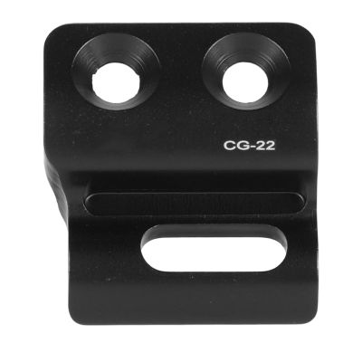 AL7075 Aluminum Alloy Front Derailleur Hanger for Road Bike, CNC Machined, Anodized Coating, Easy Installation (Black)
