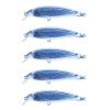 Cuoyuqie 5pcs DIY Lure Blanks Unpainted Fishing Lures,Crankbait Blanks Blank Hard Lures Kit,Walleye Trout Bass Big Minnow Fishing Lures CO76 view 1