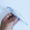 Cuoyuqie 5pcs DIY Lure Blanks Unpainted Fishing Lures,Crankbait Blanks Blank Hard Lures Kit,Walleye Trout Bass Big Minnow Fishing Lures CO76 view 4