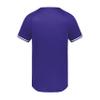 Augusta Sportswear Cutter+ Henley Jersey Purple/White M view 3