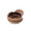 ZIIVIEVS Lamb Wool Thickened Duckbill Hats for Men and Women Autumn and Winter Outdoor Cycling Warm Flying Caps(Khaki) view 4