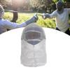 Cryfokt Fencing Mask, Steel Mesh Fencing Protective Gear, Lining Fencing Helmet, Stab Proof Comfortable Sword Face Guard for Competitions Sports Activities (XL) view 4