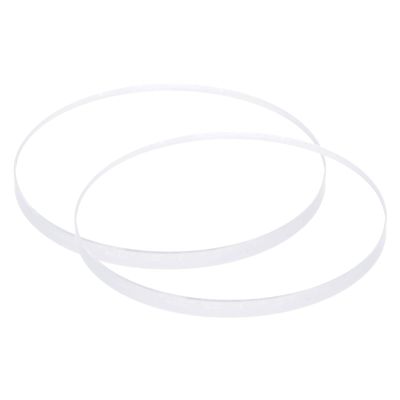 HARFINGTON 2pcs Watch Clear Crystal Lens Glass 32.5mm Dia. 3mm Thick Round Flat Mineral High Transmittance Watch Glass Replacement Part for Watchmaker Repair