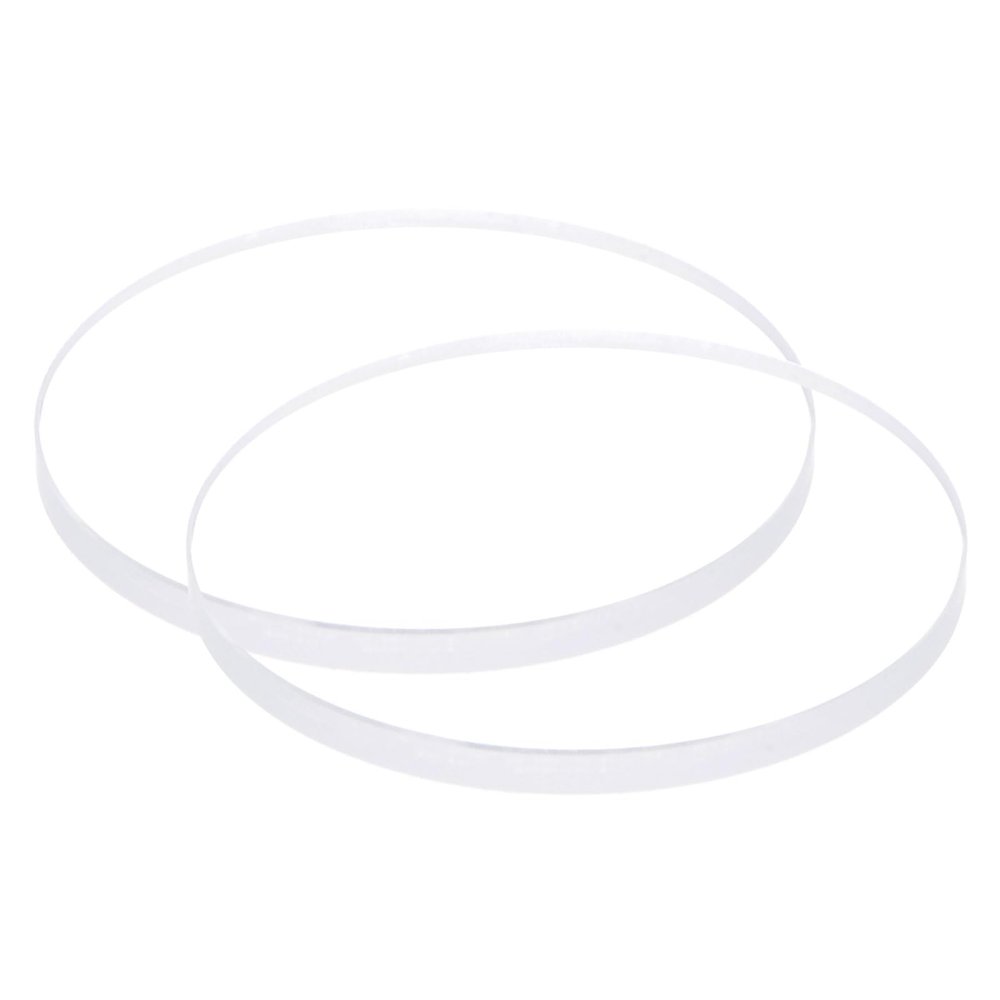 HARFINGTON 2pcs Watch Clear Crystal Lens Glass 32.5mm Dia. 3mm Thick Round Flat Mineral High Transmittance Watch Glass Replacement Part for Watchmaker Repair