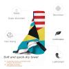American Bahamas Flag Beach Towel Microfiber Super Soft Beach Towels Quick Dry Towel for Swimmers Sand Proof Beach Towels for Women Men Girls Large Bath Towels 30x60inches view 3