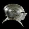 NineFit Basics Replica Best Look 18GA SCA LARP Medieval Knight Tournament Close Armor Helmet by Antique House Craft, BIG, Clear view 2