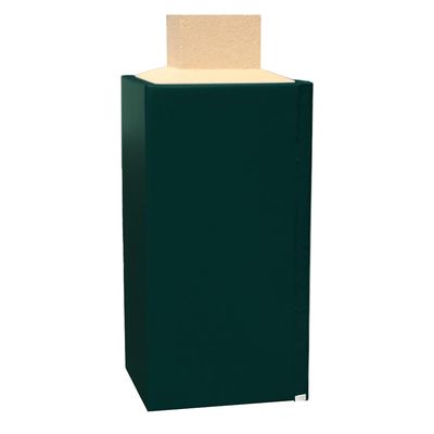 We Pad It Safety Pole Pad  Square Pole Padding Basketball Pole Pads, 1 Thick Closed Cell Foam for Impact Safety, Weatherproof Goal Padding Pole, UV-Resistant Vinyl Cover, Hook/Loop, 6 FT Tall