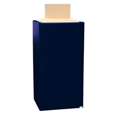 We Pad It Safety Pole Pad  Square Pole Padding Basketball Pole Pads, 1 Thick Closed Cell Foam for Impact Safety, Weatherproof Goal Padding Pole, UV-Resistant Vinyl Cover, Hook/Loop, 6 FT Tall