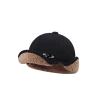 ZIIVIEVS Lamb Wool Thickened Duckbill Hats for Men and Women Autumn and Winter Outdoor Cycling Warm Flying Caps(Black) view 1