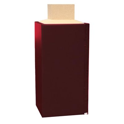 We Pad It Safety Pole Pad  Square Pole Padding Basketball Pole Pads, 1 Thick Closed Cell Foam for Impact Safety, Weatherproof Goal Padding Pole, UV-Resistant Vinyl Cover, Hook/Loop, 6 FT Tall