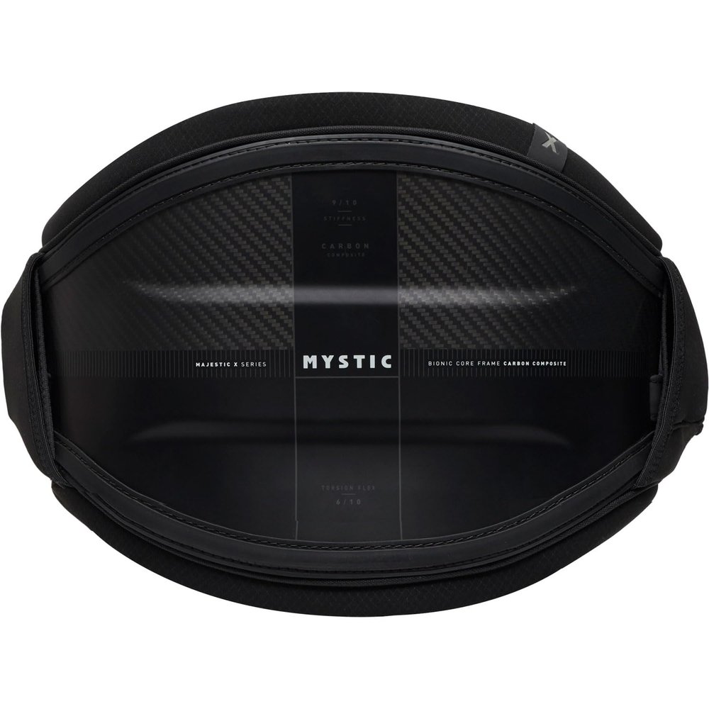 Majestic X 2024 Carbon Hardshell Waist Harness by Mystic Waterwear Kite & Wind