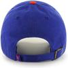47 Brand MLB Two Tone Primary Logo Clean Up Adjustable Baseball Cap Hat, Adult One Size Fits All - New York Mets Blue Orange view 2