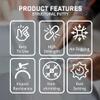 Structural Polyester Putty for Bonding and Repair - Filled with Fiberglass Fibers for Extra Strength. Patching, Filling or Bonding for Automotive and Marine Appliciations. (Quart) view 4