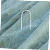 BESPORTBLE 50pcs Mulch Nails Coated Ground Nails U-Shaped Landscape for Lawn Fixing view 2