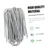BESPORTBLE 50pcs Mulch Nails Coated Ground Nails U-Shaped Landscape for Lawn Fixing view 3