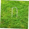 BESPORTBLE 50pcs Mulch Nails Coated Ground Nails U-Shaped Landscape for Lawn Fixing view 4