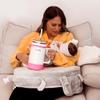 momjug Hydration Water Bottle for Moms 50oz (Without Indicator, White) view 4