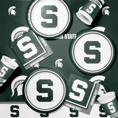 Trendware Michigan State Tailgating Kit, Serves 8
