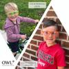 OWL 3 Pack Kids Clear Lens Glasses Floral Yellow Green and Orange Non Prescription UV400 view 4