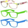 OWL 3 Pack Kids Clear Lens Glasses Floral Green, Green, Blue Non Prescription UV400 Lenses view 1