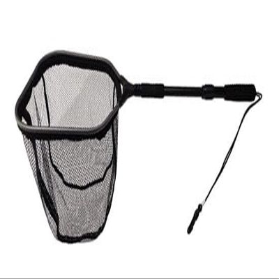 Creative Angler Telescopic Floating Fishing Net with Rotatable Head and Built-in Measuring Tape, Extendable to 37 Inches