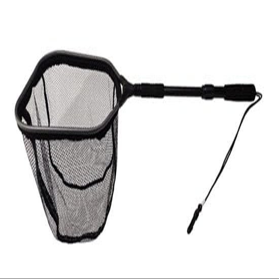Creative Angler Telescopic Floating Fishing Net with Rotatable Head and Built-in Measuring Tape, Extendable to 37 Inches
