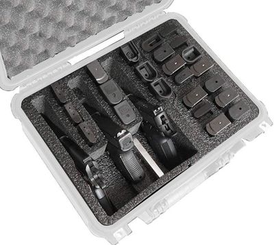 Case Club Foam Only to Fit Apache 3800 (Harbor Freight) - 3 Pistol & Accessory Foam Set