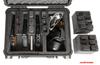 Case Club Foam Only to Fit Apache 3800 (Harbor Freight) - 3 Pistol & Accessory Foam Set view 3