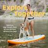 Retrospec Weekender Inflatable Paddle Board with Beach Accessories - 10'6" X 32in SUP Board, Textured Deck Pad, Pump & Travel Bag - Lightweight iSUP view 2