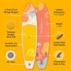 Retrospec Weekender Inflatable Paddle Board with Beach Accessories - 10'6" X 32in SUP Board, Textured Deck Pad, Pump & Travel Bag - Lightweight iSUP view 3