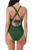 BCA by Rebecca Virtue Women's Standard Madilynn Texture One Piece Swimsuit, Pine view 2