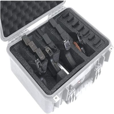 Case Club Foam Only to Fit Apache 3800 (Harbor Freight) - 4 Pistol Foam Set