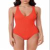 BCA by Rebecca Virtue Women's Standard Madilynn Texture One Piece Swimsuit, Scarlett view 1