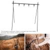XHTLLO Camping Hanging Rack, 8kg Bear The Weight Portable Clothesline Hanging Gear, Lightweight Storage Outdoor Triangle Rack, Outdoor Supplies view 3