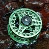 Sougayilang Fly Fishing Reel, Die Cast Aluminum Fly Reel, 5/6, 7/8, Weight Saltwater Fly Reels-Green #8 view 3