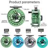 Sougayilang Fly Fishing Reel, Die Cast Aluminum Fly Reel, 5/6, 7/8, Weight Saltwater Fly Reels-Green #8 view 4