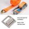 Glomora Stainless Steel Cam Flap, 38mm Cam Buckle Lock for Marine Security, Roof Rack Canoe & Kayak Tie Down view 2