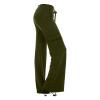 NATHGAM Women's Bootcut Yoga Pants High Waist Wide Leg Pants Lightweight Cargo Pants with Pockets Gym Athletic Workout Pants Green